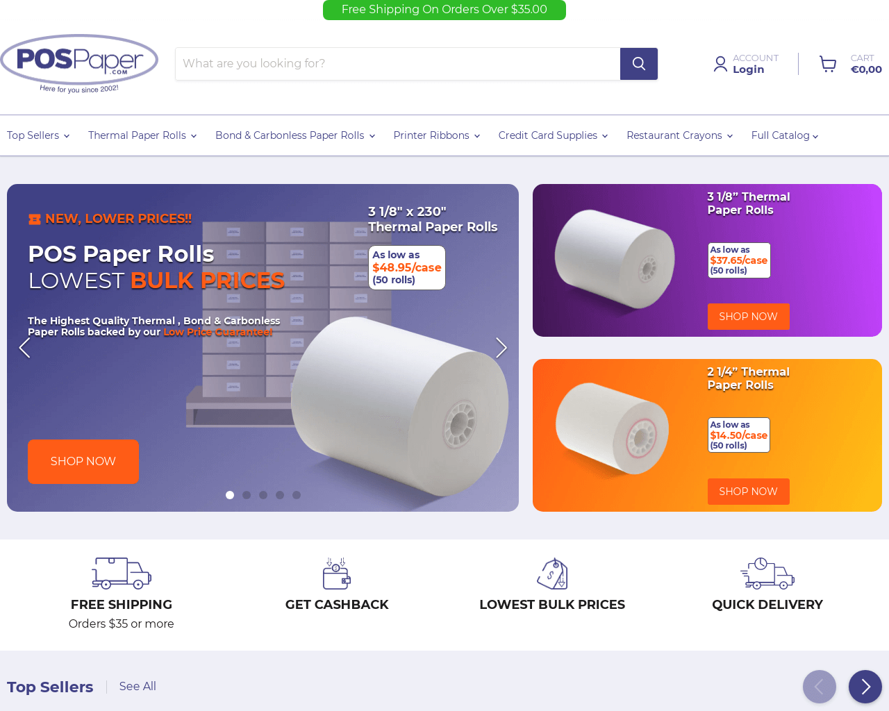 Thermal Paper Rolls